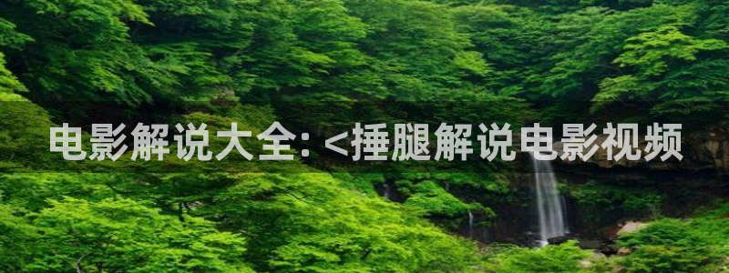 月光变奏曲电视剧免费观看西瓜影院：电影解说大全: <捶腿解说电影视频