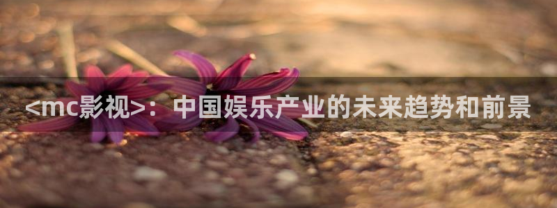 我们一起摇太阳西瓜免费观看：<mc影视>：中国娱乐产业的未来趋势和前景
